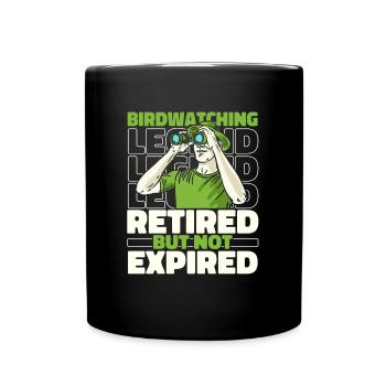Ornithologues à la retraite - Mug uni - noir - Devant