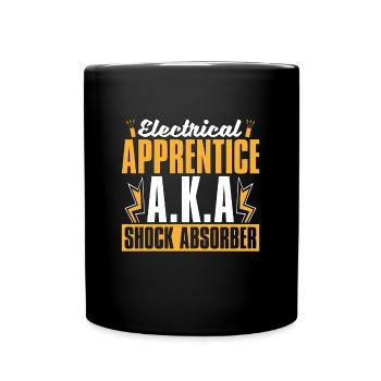 Electrical Engineering Electrical Apprentice A.K.A - Tasse einfarbig - Schwarz - Vorne