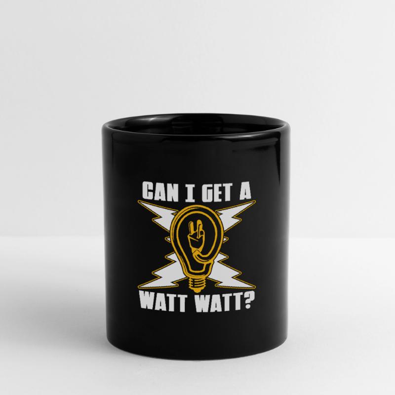 Electrical Engineering Can I Get A Watt Lineman Tasse einfarbig