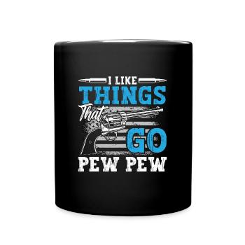Gunsmith I Like Things That Go Gun Fixer Gunsmiths - Full Colour Mug - black - Front