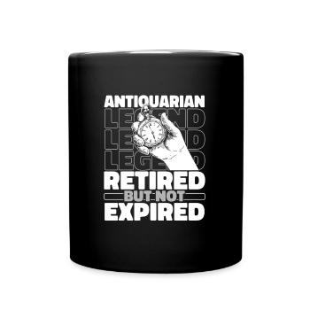 Antiques Antique dealers in retirement - Full Colour Mug - black - Front