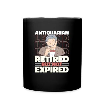 Antiques Antique dealers in retirement - Full Colour Mug - black - Front