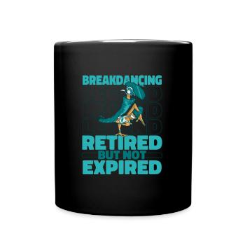 Breakdance Breakdancer Breakdancing Pensioner - Full Colour Mug - black - Front