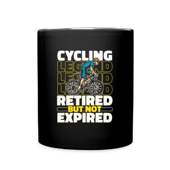 Road cycling Retired cyclists - Full Colour Mug - black - Front