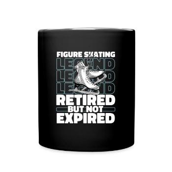 Figure skating Retired figure skater - Full Colour Mug - black - Front