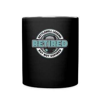 Retired kettlebell - Full Colour Mug - black - Front