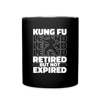 Retired Kung Fu - Full Colour Mug - black - Front
