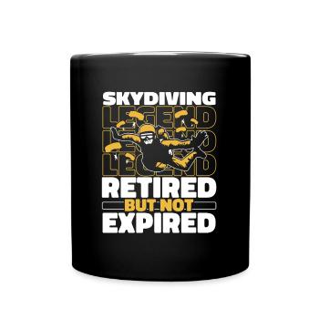 Skydiving Skydiving - Full Colour Mug - black - Front