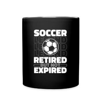 Football Retired footballer - Full Colour Mug - black - Front