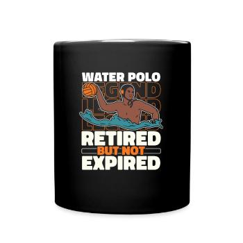 Water polo water polo player in retirement - Full Colour Mug - black - Front