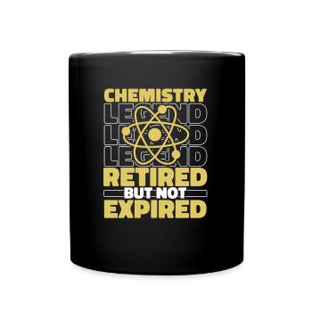Chimie Chimiste Retraité - Mug uni - noir - Devant