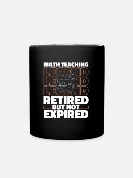 Retraité Math Mathématiques - Mug uni - noir