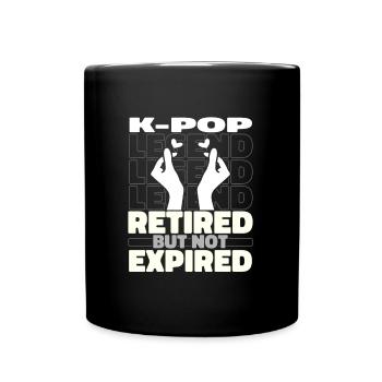K Pop Kpop Korean Pop Im Ruhestand - Tasse einfarbig - Schwarz - Vorne