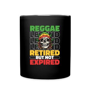 Reggae in retirement - Full Colour Mug - black - Front