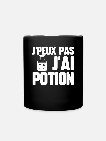 J’peux pas j’ai potion - Mug uni - noir