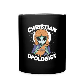 Christ Christianity Extraterrestrial - Full Colour Mug - black - Front