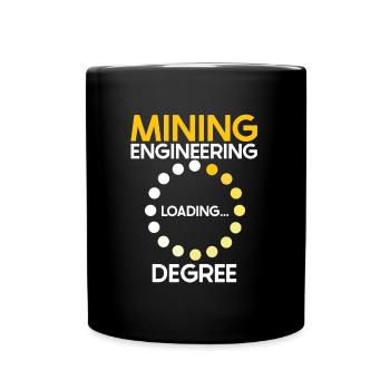 Engineer Witzig Mining Engineer - Full Colour Mug - black - Front