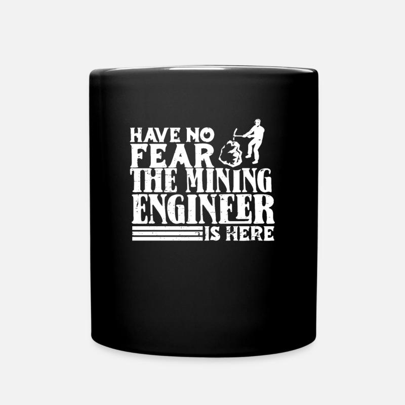 Ingénieur Fun Ingénieur minier - Mug uni - noir