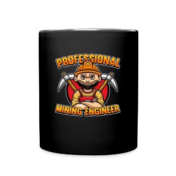 Engineer Specialist Mining Engineer - Full Colour Mug - black - Front
