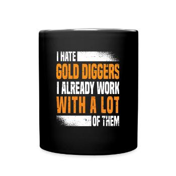 Engineer Lustig Mining Engineer - Full Colour Mug - black - Front