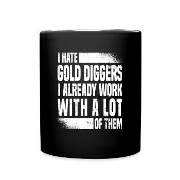 Engineer Witzig Mining Engineer - Full Colour Mug - black - Front