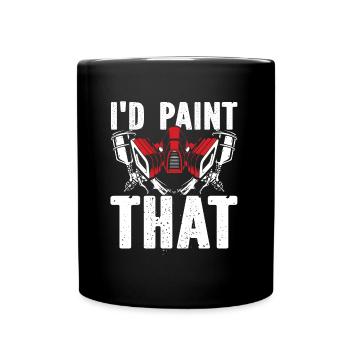 Painter Varnisher - Full Colour Mug - black - Front