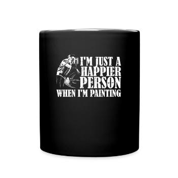 Painter Varnisher Fun - Full Colour Mug - black - Front