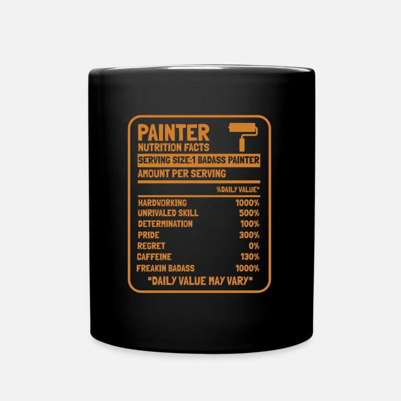 Peintre Vernisseur Travailleur acharné - Mug uni - noir