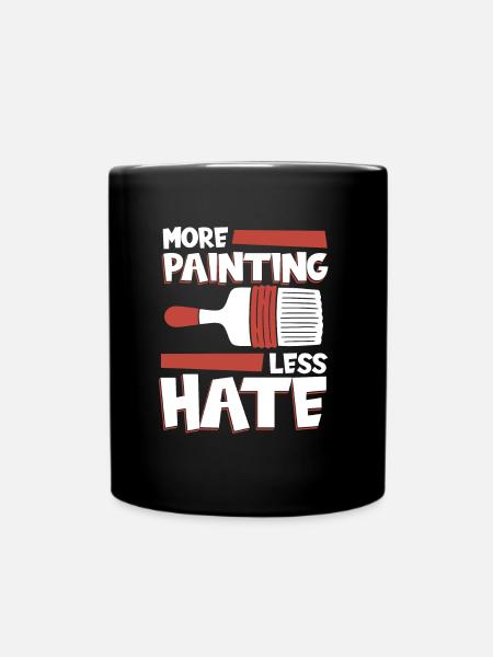 Maler Lackierer Kalt - Tasse einfarbig - Schwarz