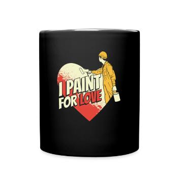 Painter Varnisher - Full Colour Mug - black - Front