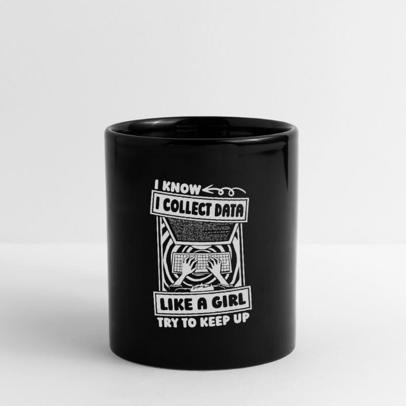 Data Science Data Analyst Mädchen Tasse einfarbig