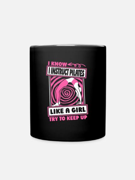 Professeurs de Pilates Filles - Mug uni - noir