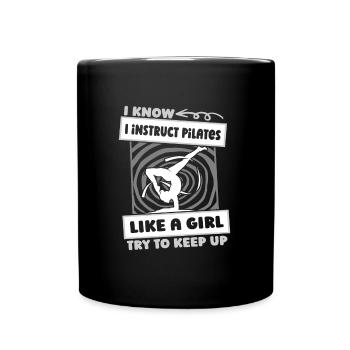 Pilates Teachers Girls - Full Colour Mug - black - Front