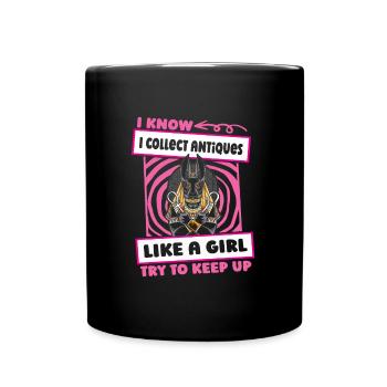 Antiques Antique Dealers Girls - Full Colour Mug - black - Front