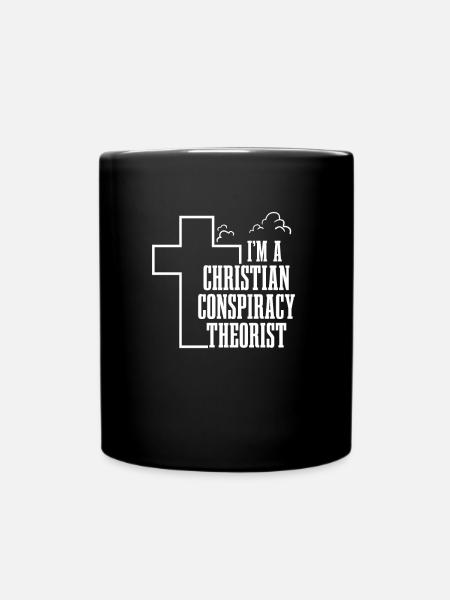 Christ Christentum Verschwörung - Tasse einfarbig - Schwarz