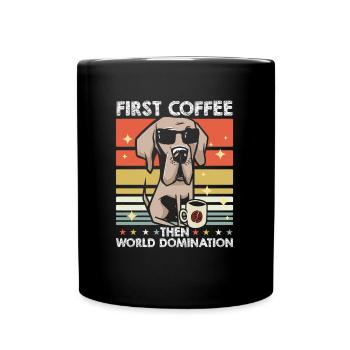 Lunettes de soleil Great Dane Coffee - Mug uni - noir - Devant