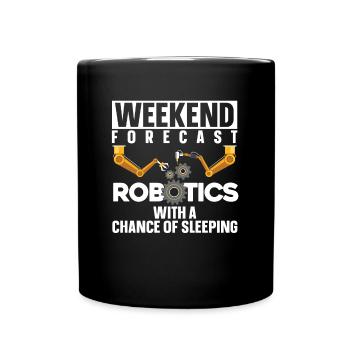 Robotique Ai Robot Drôle - Mug uni - noir - Devant