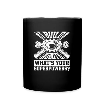 Robotique Robots IA - Mug uni - noir - Devant
