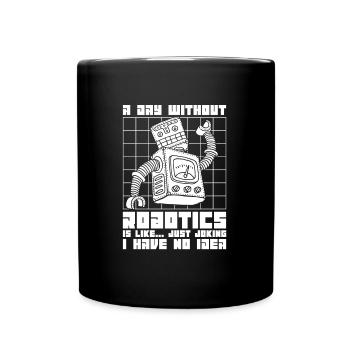 Robotique Ai Robot Drôle - Mug uni - noir - Devant