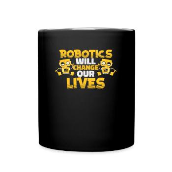 Robotique Ai Robot Drôle - Mug uni - noir - Devant