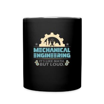 Mechanical Engineering It's Like Civil Engineer - Tasse einfarbig - Schwarz - Vorne