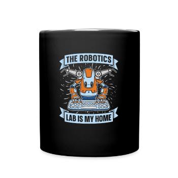 Robotik Ai Roboter Labor - Tasse einfarbig - Schwarz - Vorne