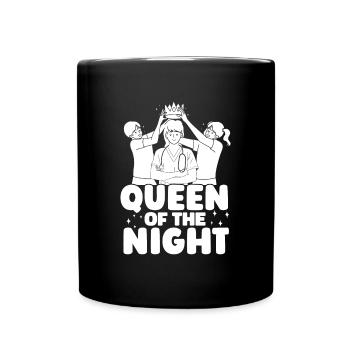Infirmière Reine - Mug uni - noir - Devant