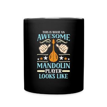 Mandolin This Is What An Awesome Bluegrass Music - Tasse einfarbig - Schwarz - Vorne