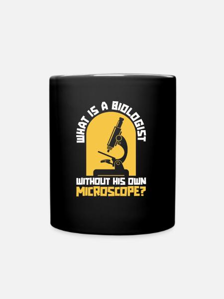 Biologie Biologiste Microscope - Mug uni - noir