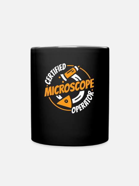Biologie Biologiste Microscope - Mug uni - noir