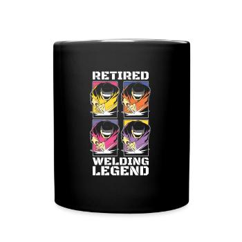 Welder locksmith legend - Full Colour Mug - black - Front