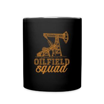 Plate-forme pétrolière Kader - Mug uni - noir - Devant