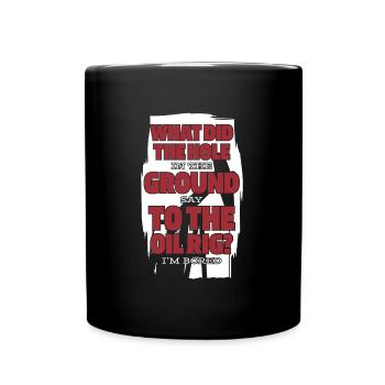 Plate-forme pétrolière Lustig - Mug uni - noir - Devant