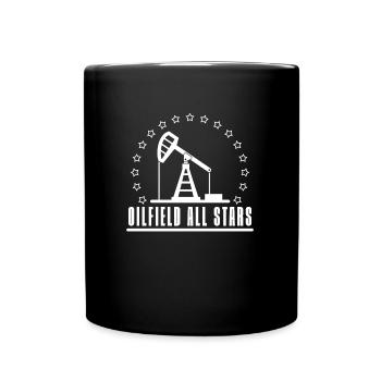 Plate-forme pétrolière du champ pétrolifère Stern - Mug uni - noir - Devant